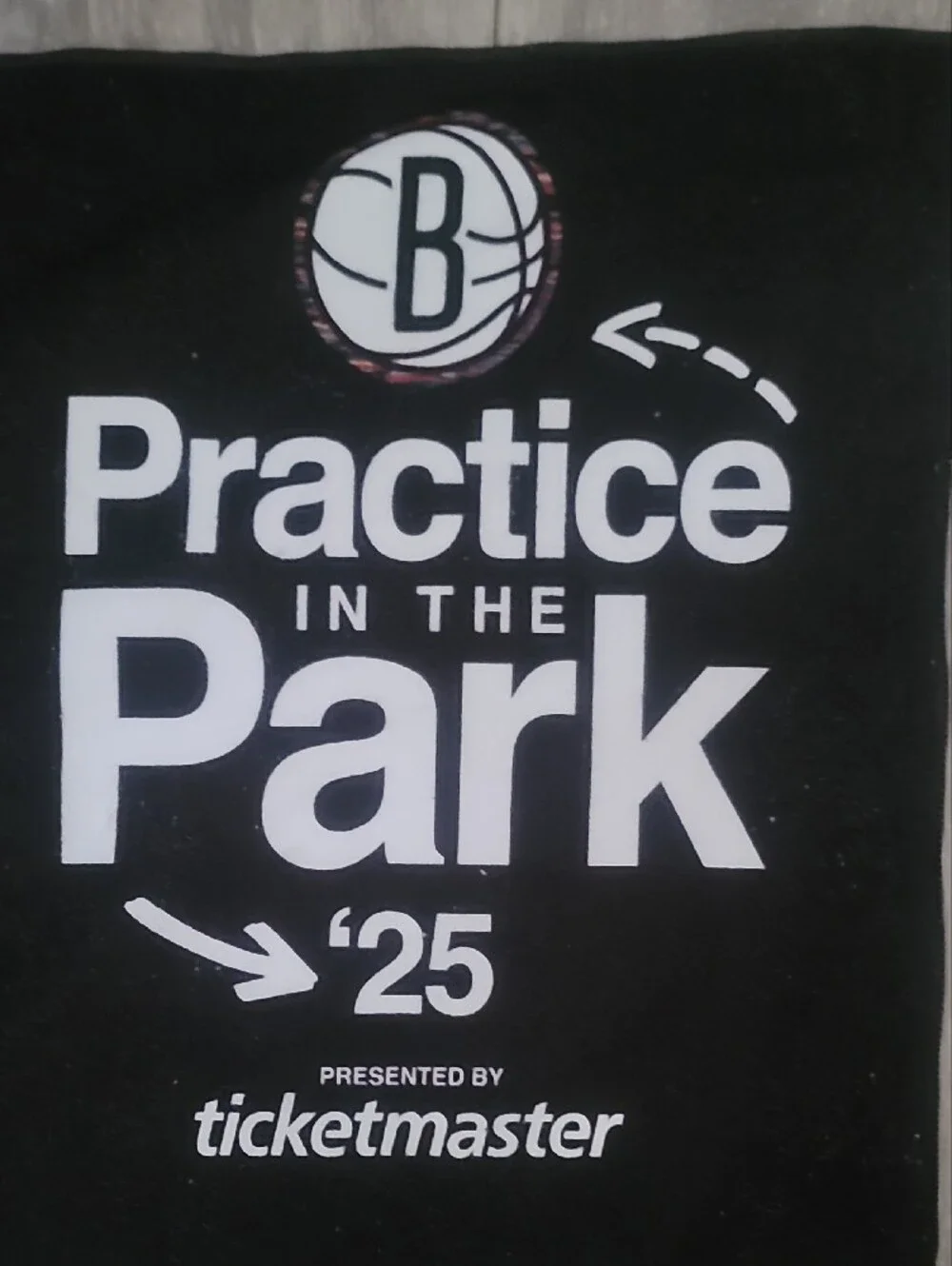 Practice in the Park Promotional Wash Cloth - Black